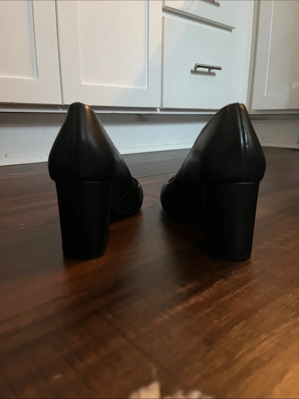 Black Pointed-Toe High Heels